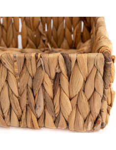 Porta Servilletas  Fibra Natural 18x18cm 2