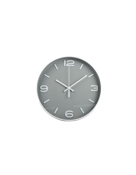 Reloj pared 29cm gris
