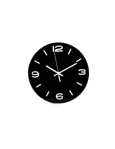 Reloj pared 29cm negro