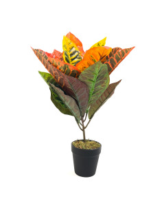 Planta artificial Crotón variegado 35cm