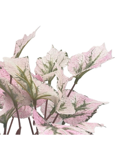 Planta artificial Singonio rosa 30cm