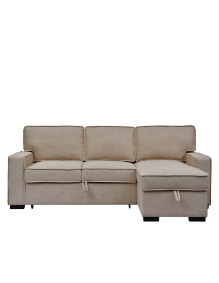 Sofá cama seccional Guido café