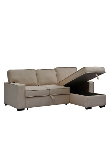 Sofá cama seccional Guido café