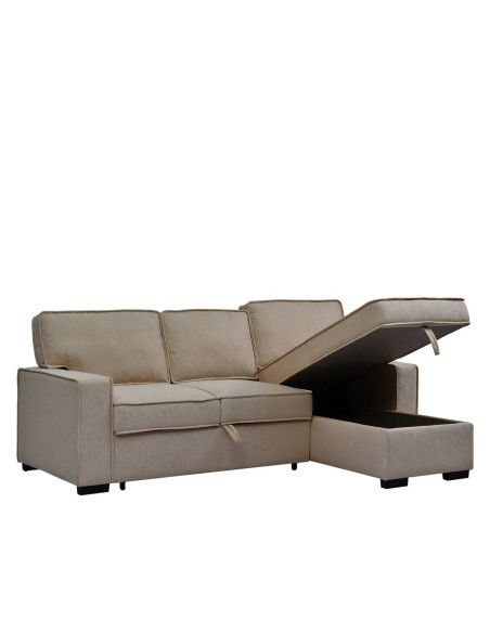 Sofá cama seccional Guido café