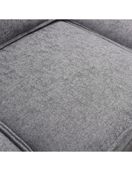 Sofá seccional cama Guido gris oscuro