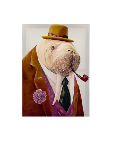 Canvas 30x40cm morsa pipa