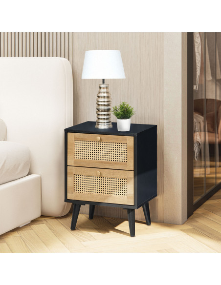 Velador 2 cajones Calamus