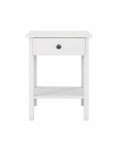 Velador 1 cajon Hana blanco