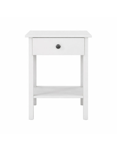 Velador 1 cajon Hana blanco