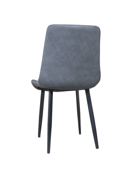 Juego comedor 4 sillas Curol gris