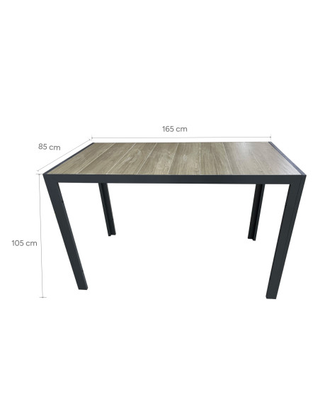 Mesa bar terraza 6 puestos Terra Up