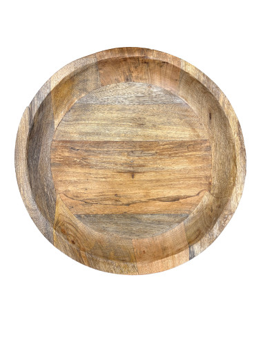 Bowl madera 37,5x37,5x6 natural