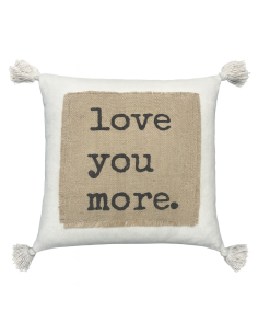 Cojín Love You 43x43 cm - Decoración Moderna para el Hogar