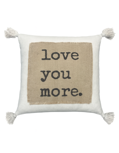 Cojín Love You 43x43 cm - Decoración Moderna para el Hogar