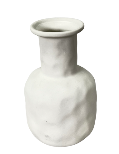 Florero Cerámica Bump 16cm - Decoración Moderna y Elegante