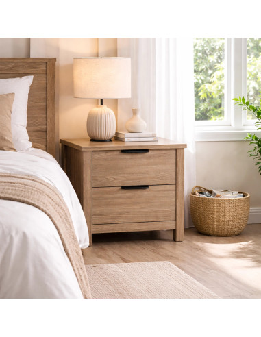 Velador 2 cajones Finlay