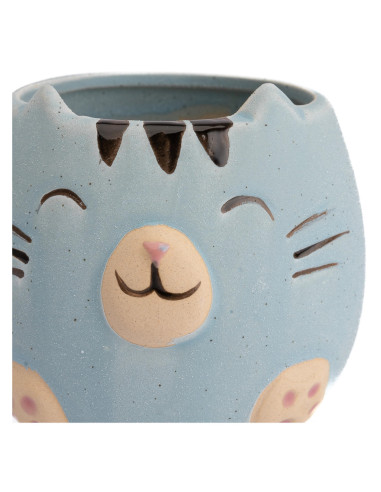 Macetero gato colores surtidos 8.7cm