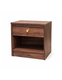 Velador Boegel Café - Elegante y Funcional para Dormitorio 2