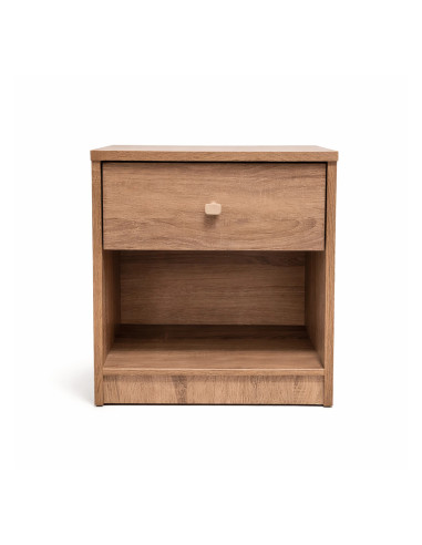 Velador Boegel Café Claro - Elegante y Funcional para Dormitorio