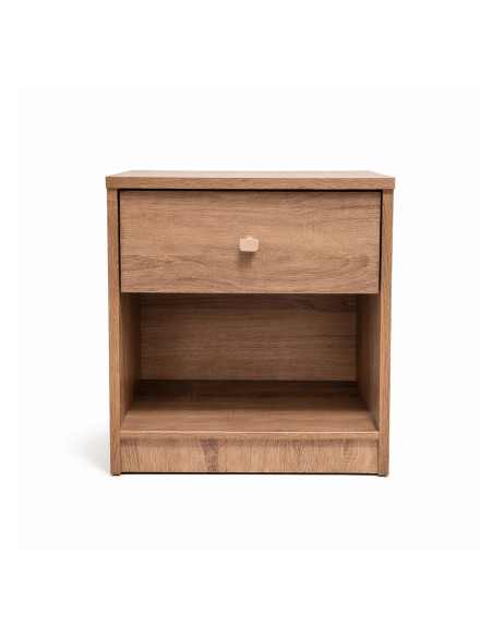 Velador Boegel Café Claro - Elegante y Funcional para Dormitorio