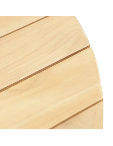 Mesa Terraza Asturias teca aluminio gris 150cm