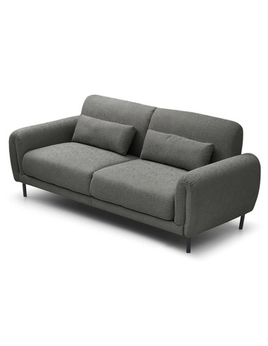 Sofá 3 cuerpos Lucia gris oscuro edición touch