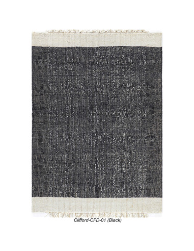 Alfombra Cliford Blanco 120x180cm - Ideal para Living