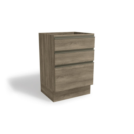 Base cocina Maxxi café 3 cajones 60cm