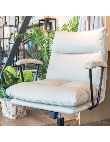 Silla de oficina Kyoto beige
