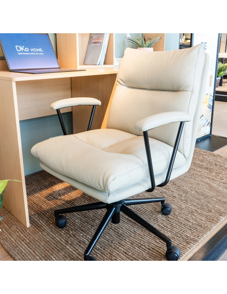 Silla de oficina Kyoto beige