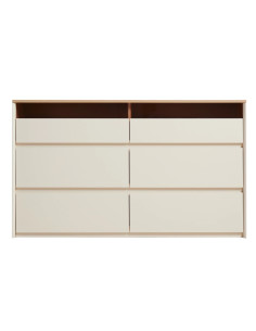 Cómoda Estonia 6 Cajones - Mueble de Dormitorio de Calidad