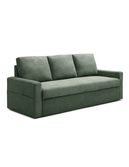 Sofá cama 3 cuerpos Amberes verde