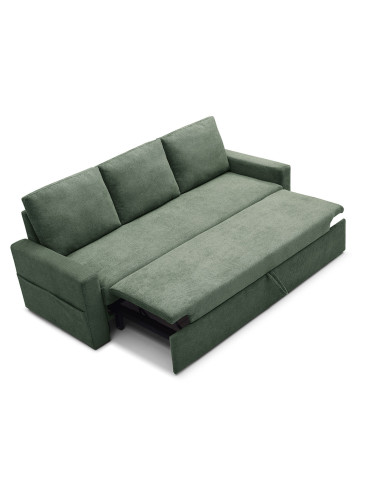 Sofá cama 3 cuerpos Amberes verde