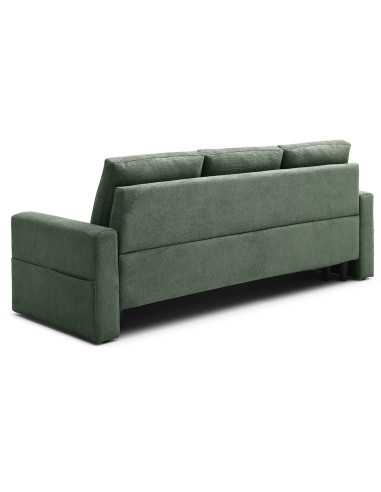 Sofá cama 3 cuerpos Amberes verde