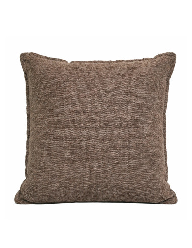 Cojín Textura Café 42x42 cm - Cojín Decorativo Acogedor