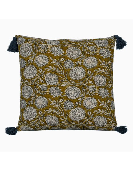 Cojín Print Amarillo 45x45 cm - Decora tu Hogar con Estilo