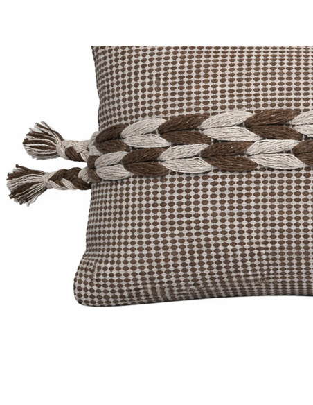 Cojín Boho Bicolor 30x50 cm - Decoración Moderna para el Hogar