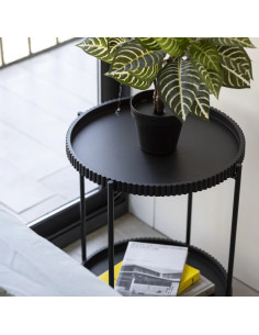 Mesa Lateral Payne - Diseño Contemporáneo de 2 Niveles 2