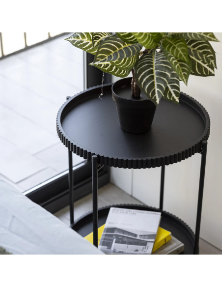 Mesa Lateral Payne - Diseño Contemporáneo de 2 Niveles