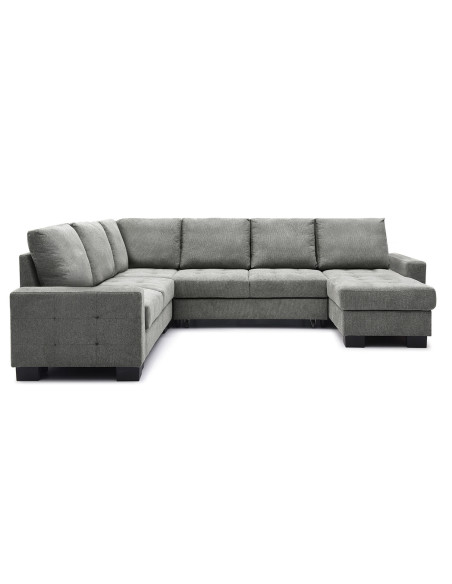 Sofa cama seccional Vilna gris oscuro