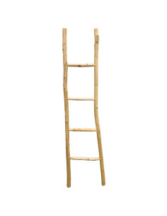 Escalera de Madera 33x150cm - Decoración Rústica y Versátil