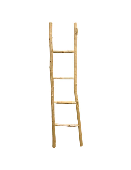 Escalera de Madera 33x150cm - Decoración Rústica y Versátil