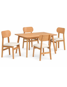 Juego comedor 4 sillas Lara