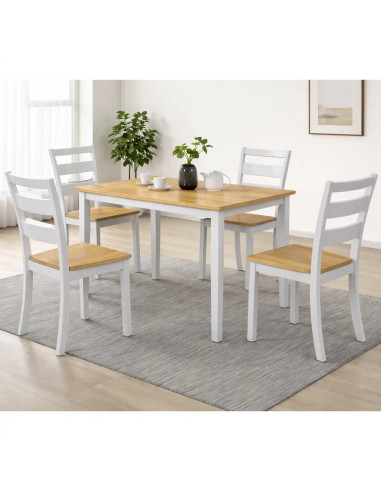 Juego comedor 4 sillas Hugo