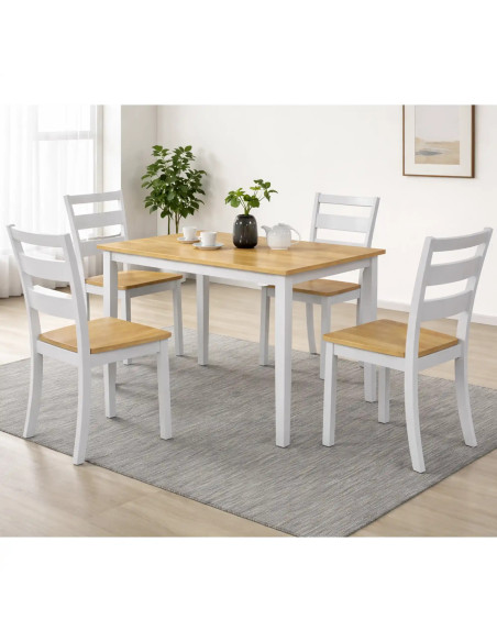 Juego comedor 4 sillas Hugo