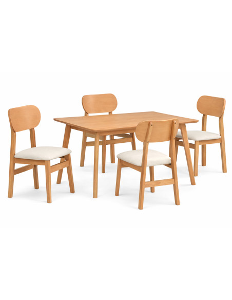 Juego comedor 4 sillas Lara