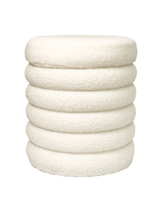 Pouf Michelin Blanco - Estilo Moderno y Minimalista para Living