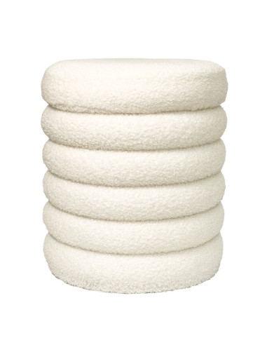 Pouf Michelin Blanco - Estilo Moderno y Minimalista para Living