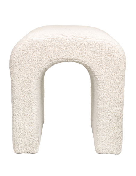 Pouf Arco 41x41x46 cm - Mueble Moderno para Sala de Estar
