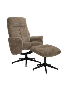 Sitial Reclinable Ottoman Gris - Mueble Moderno para Living 2